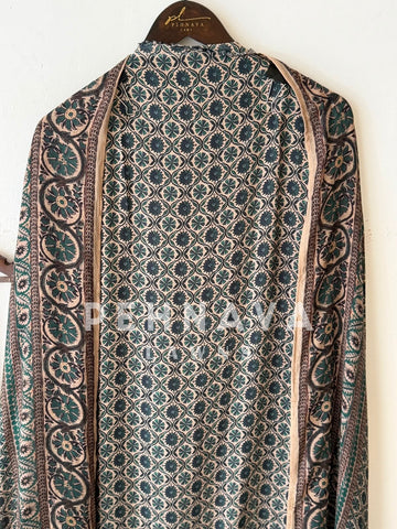 Ajrak Printed Unstitched Suit