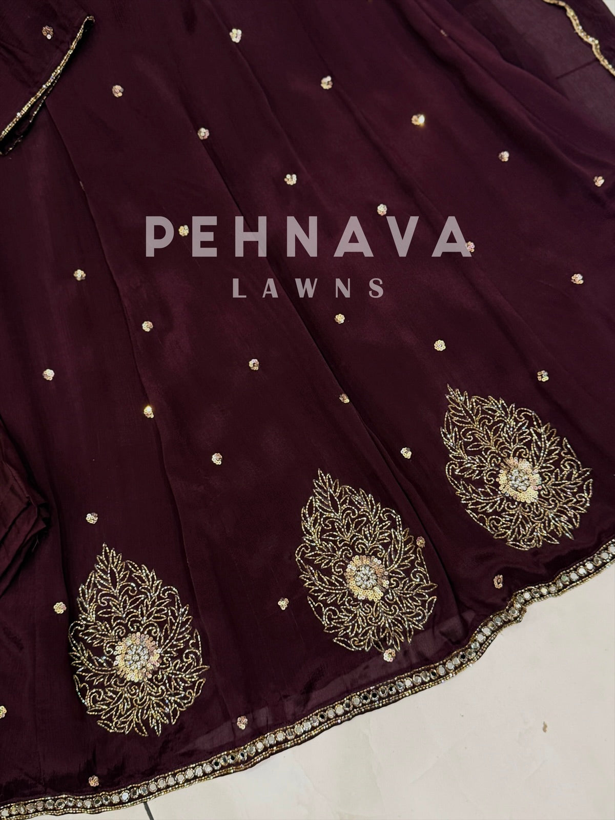 Premium Work Anarkali Set