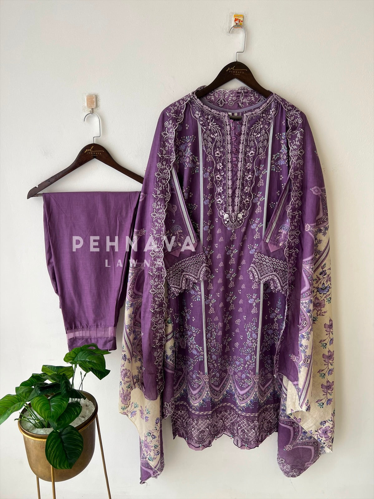 Embroidered Lawns Suit-203