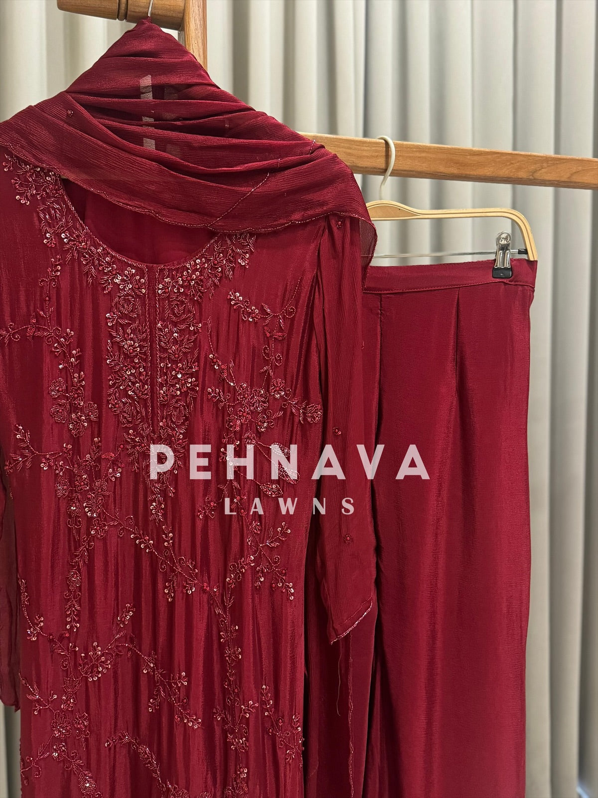 Festive Intricate Handworked Sharara Suit