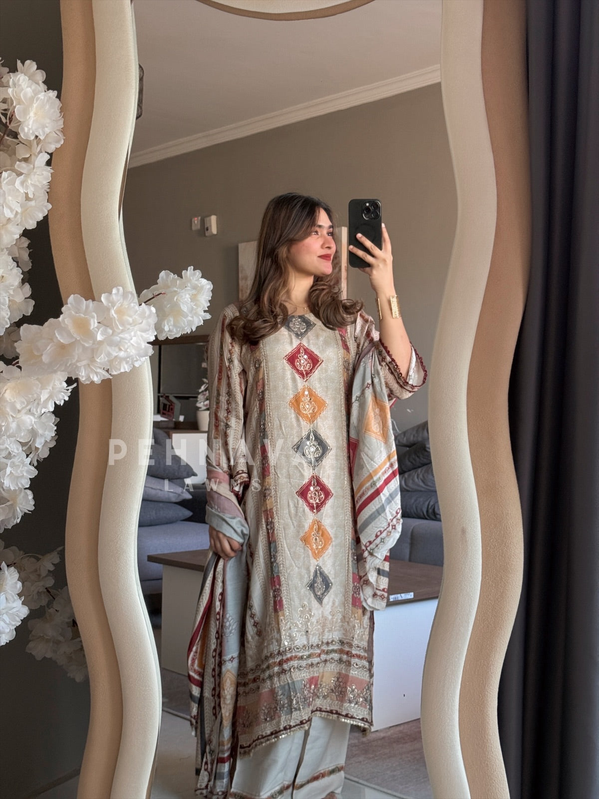 Premium Viscous Muslin Suit 288