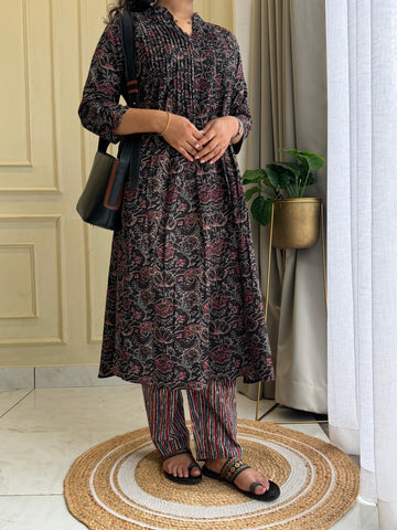 Ajrak Printed Two Piece Co-ord Set-5