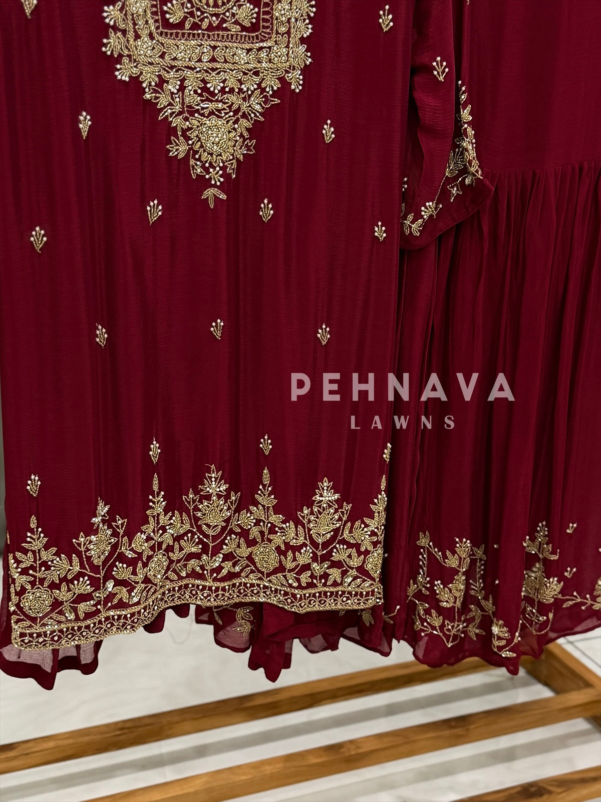 Premium hand worked sharara suit