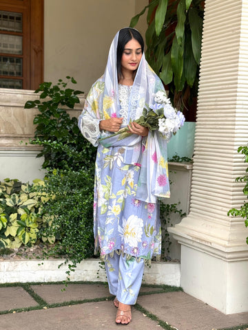 Floral Patterned Casual Pak-Suit-2