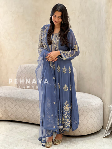 Premium Handworked Anarkali