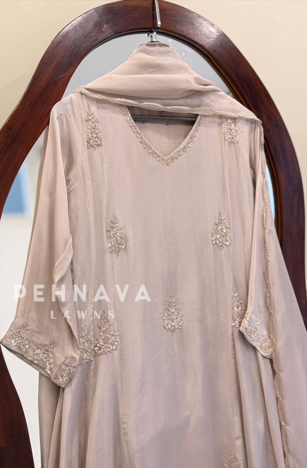 Handworked Anarkali Attire