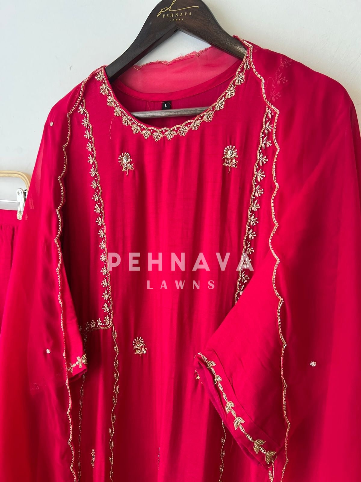 Premium Handworked Aline-Suit - Pehnava Lawns