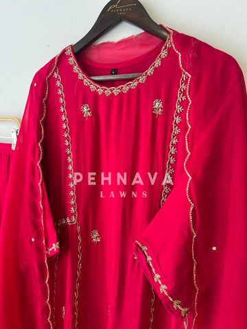 Premium Handworked Aline-Suit - Pehnava Lawns