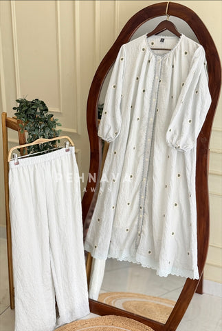 Floral Embroidered Co-ord Set 4981
