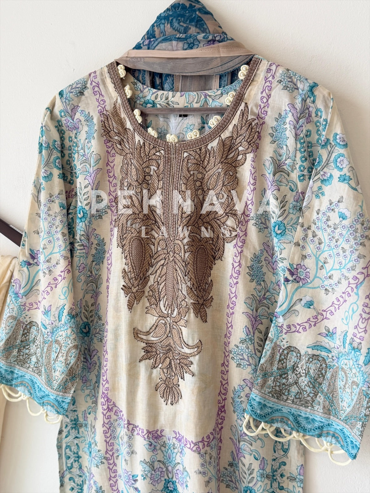 Floral Printed Ready to wear suit-1733