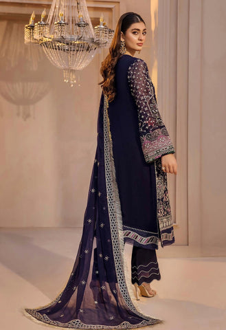 Semistitched Pure Chiffon Suit-6