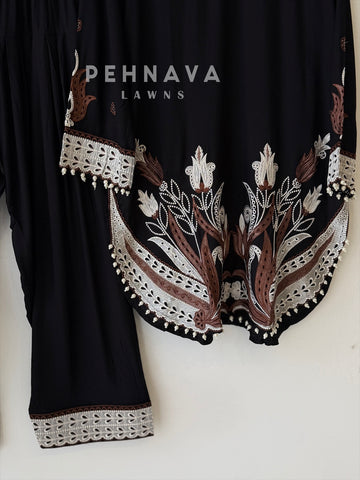 Floral Embroidered Farshi Salwar 401