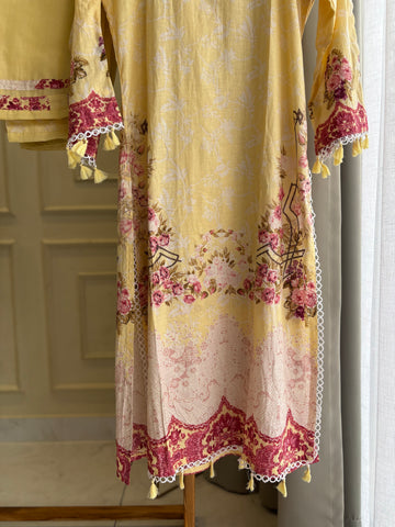 Floral Printed Pak-Suit-007