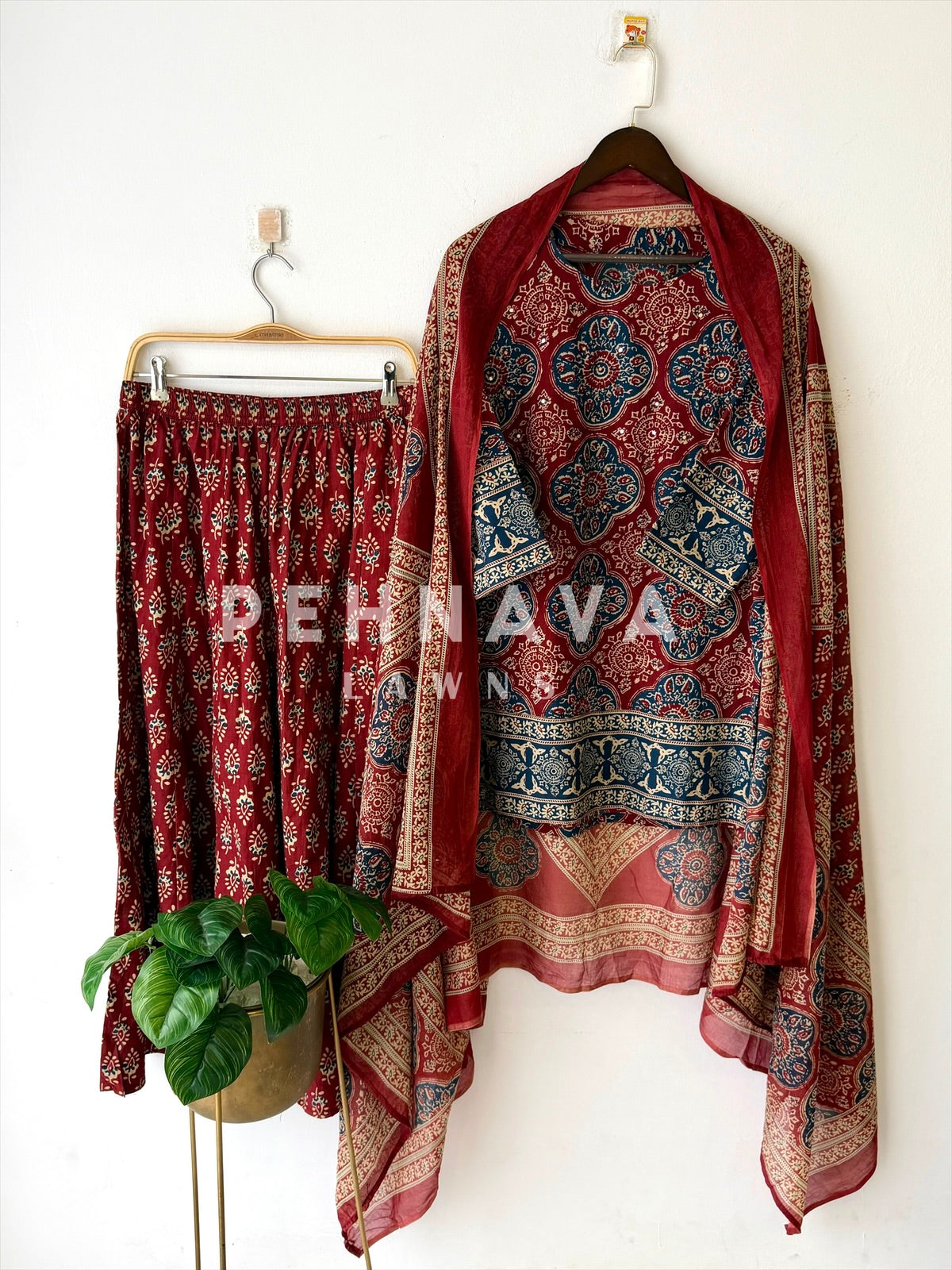 Cotton Printed Suit 313