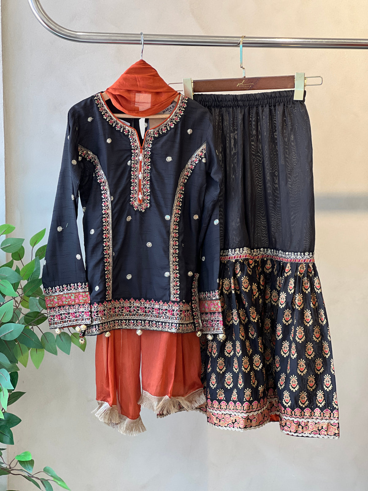 Kids party wear -ready to wear MKS-EF25-25 - Pehnava Lawns
