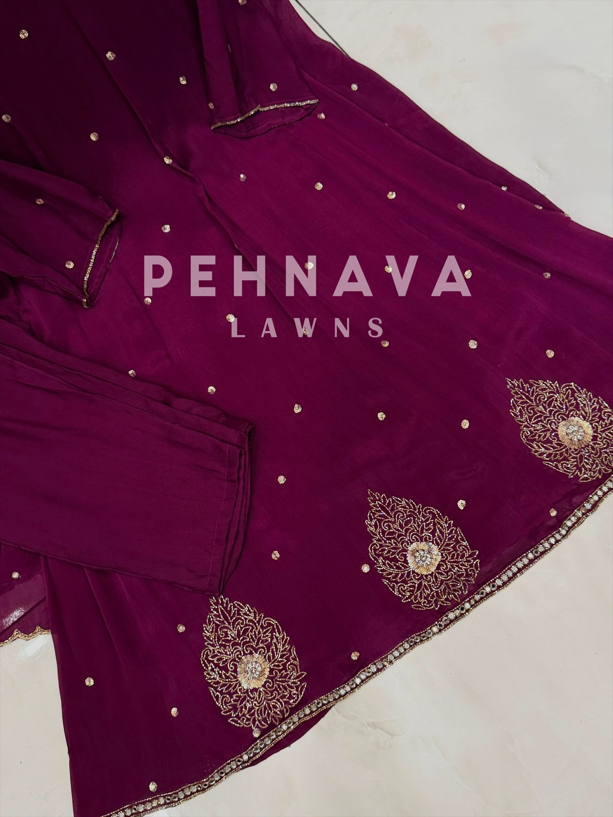 Premium Work Anarkali Set