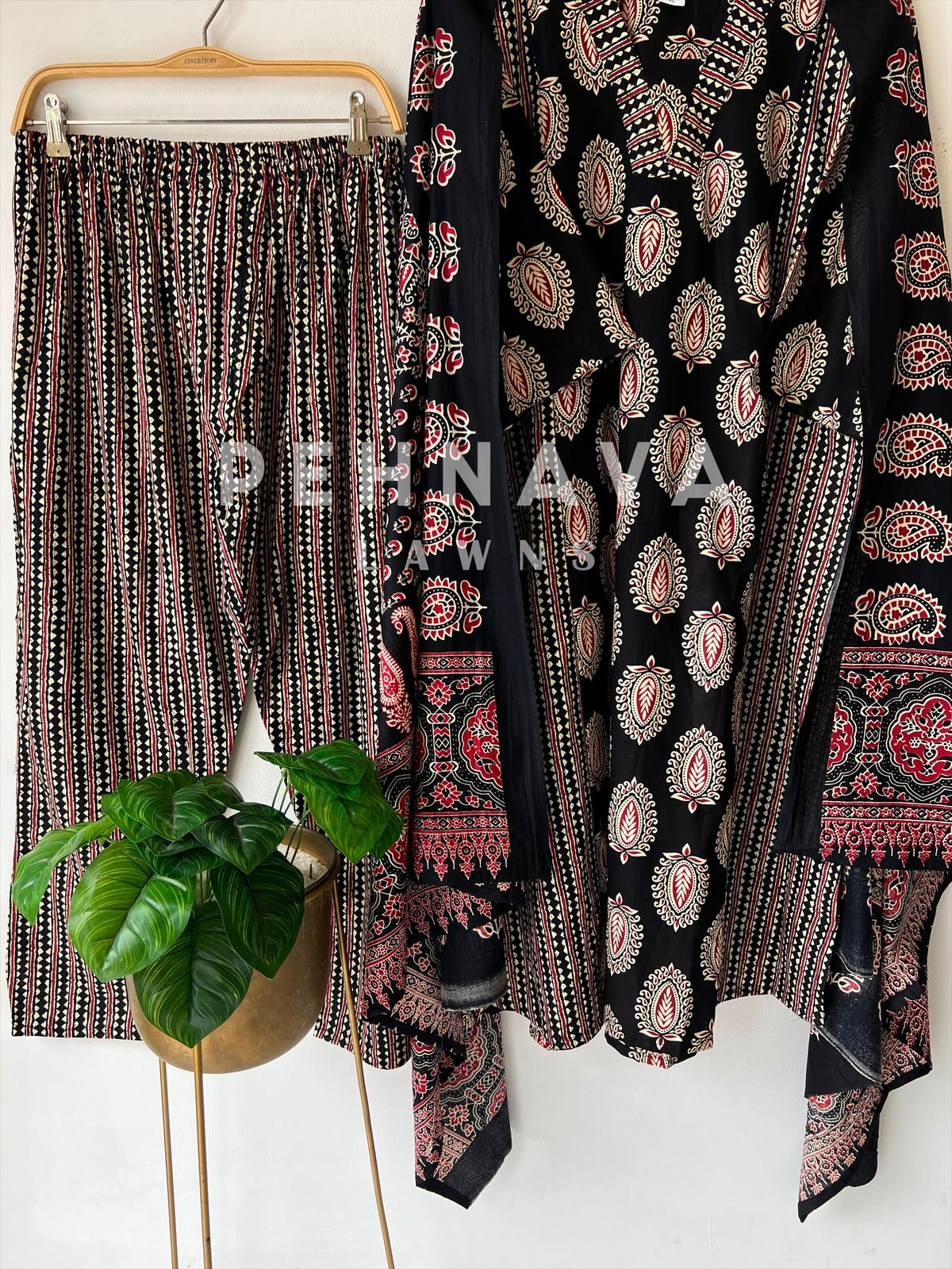 Cotton Printed Suit-1625