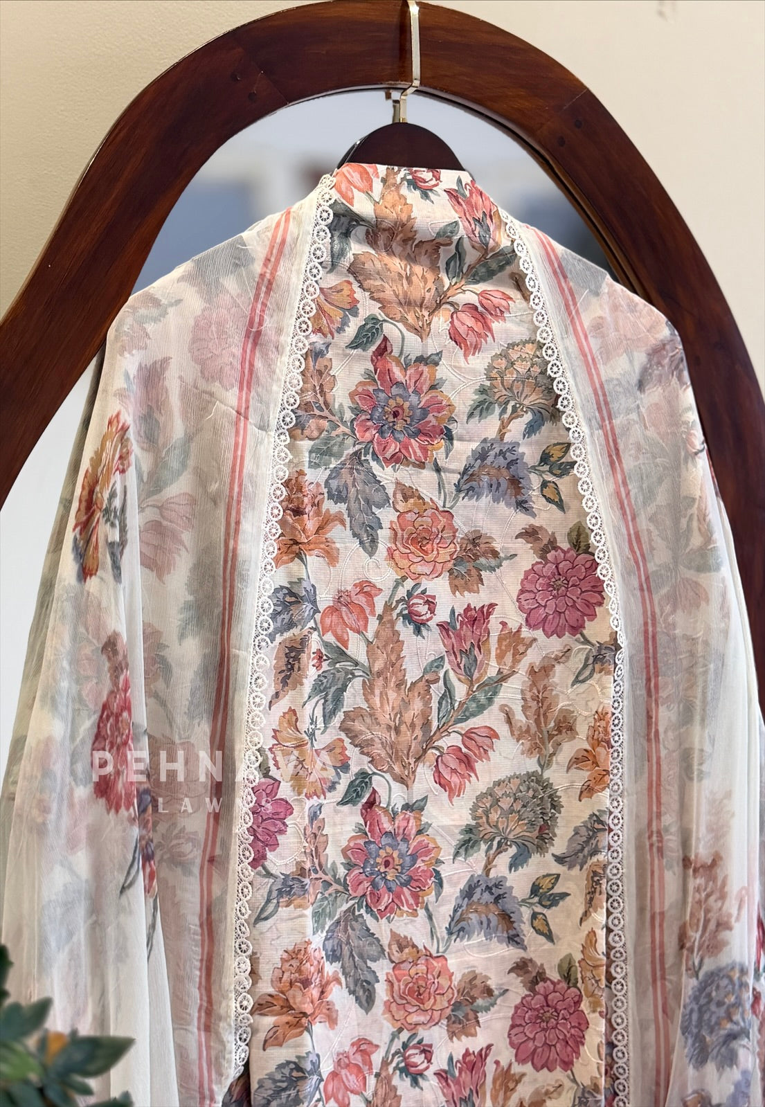 Floral Embroidered Unstitched Suit
