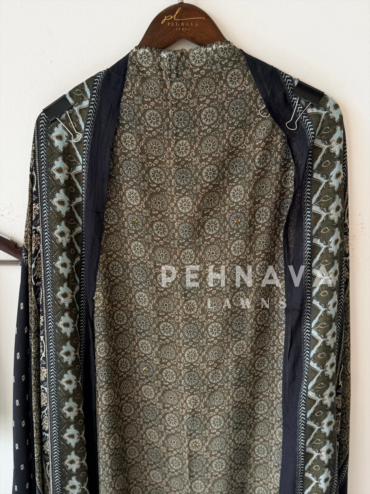 Ajrak Printed Unstitched Suit