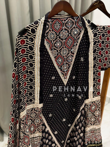 Ajrak Printed Unstitched Suit