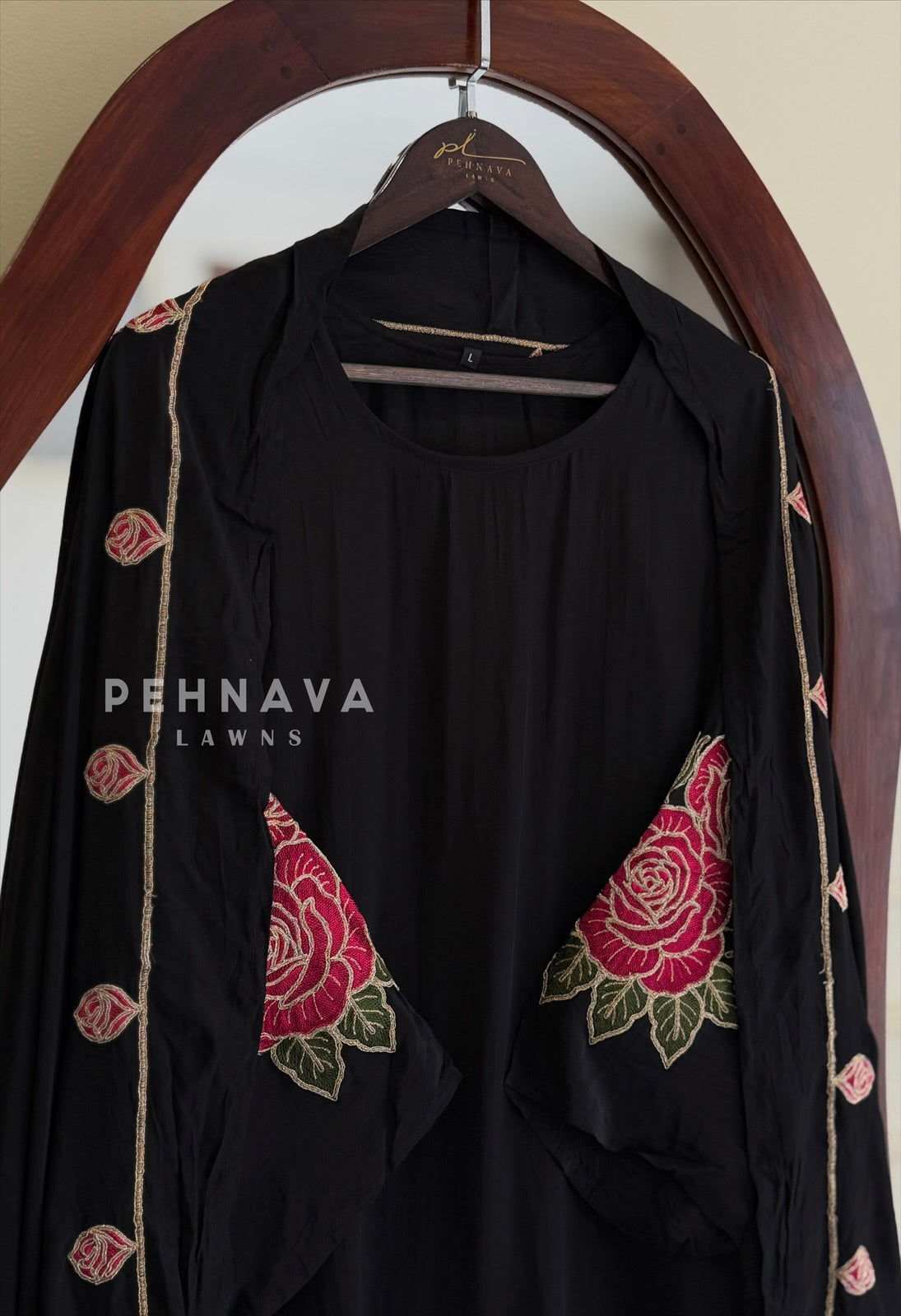 Floral Embroidered Suit4736 RR252