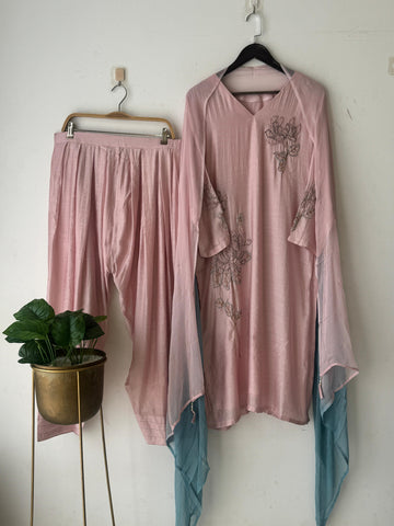 Mul-chandheri Farshi shalwar-3994 - Pehnava Lawns