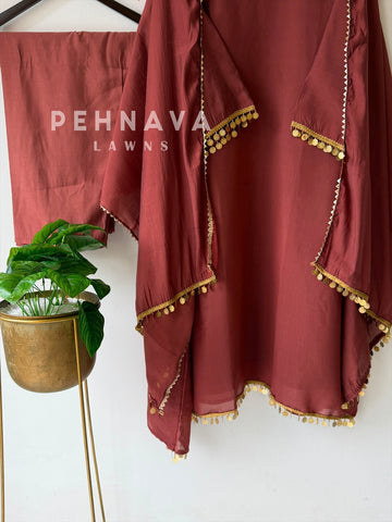 Tassel Work Three Piece (5-8 Days Dispatching Time)