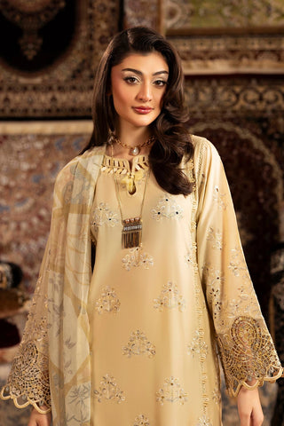 Adan’s Chenille premium unstitched suit-D01 - Pehnava Lawns