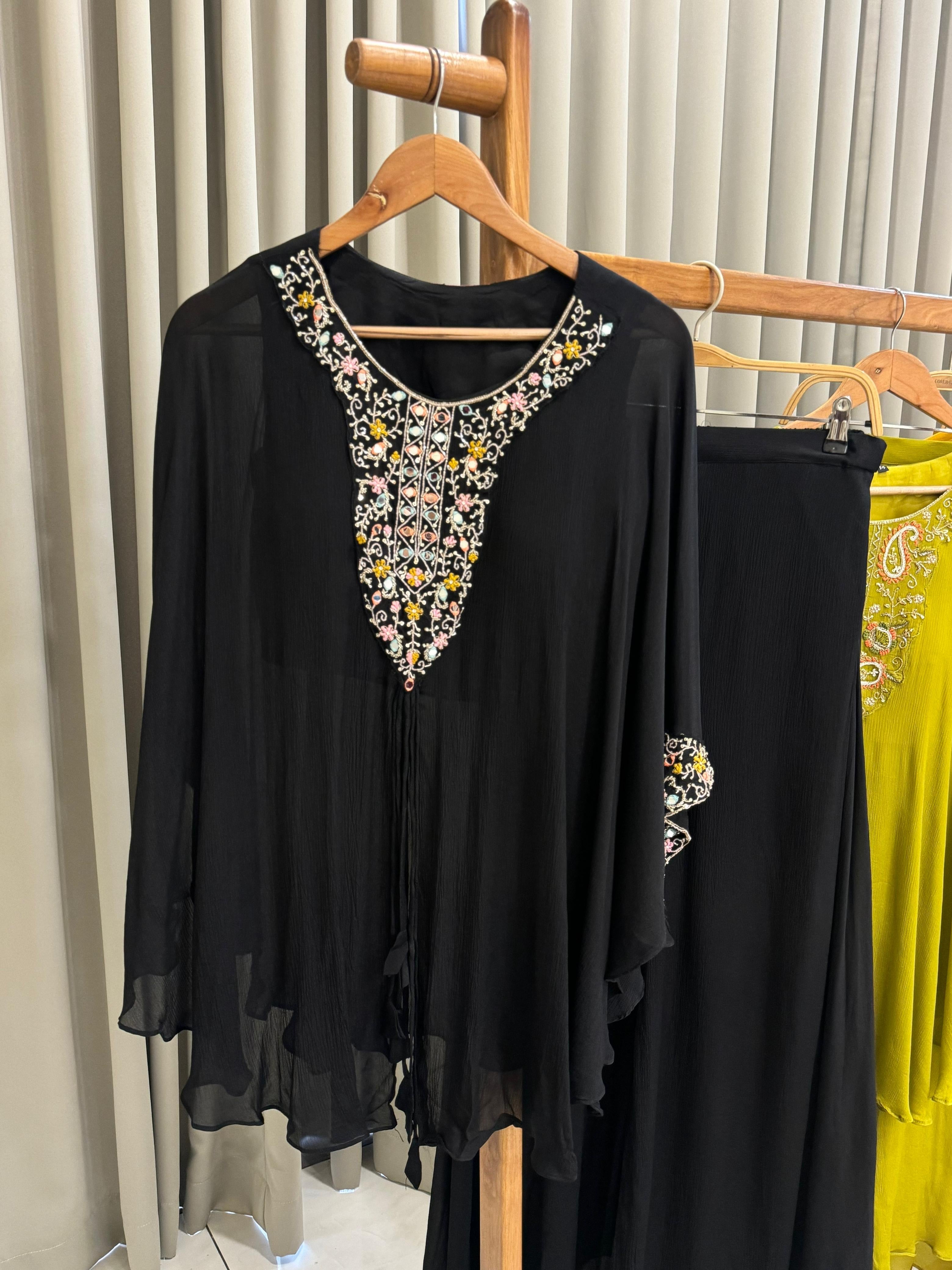 Indo-Western Chinnon Party wear Dress