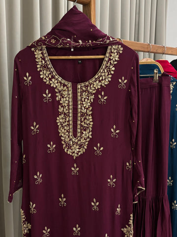 Chinnon Handworked suit-with color options-7482