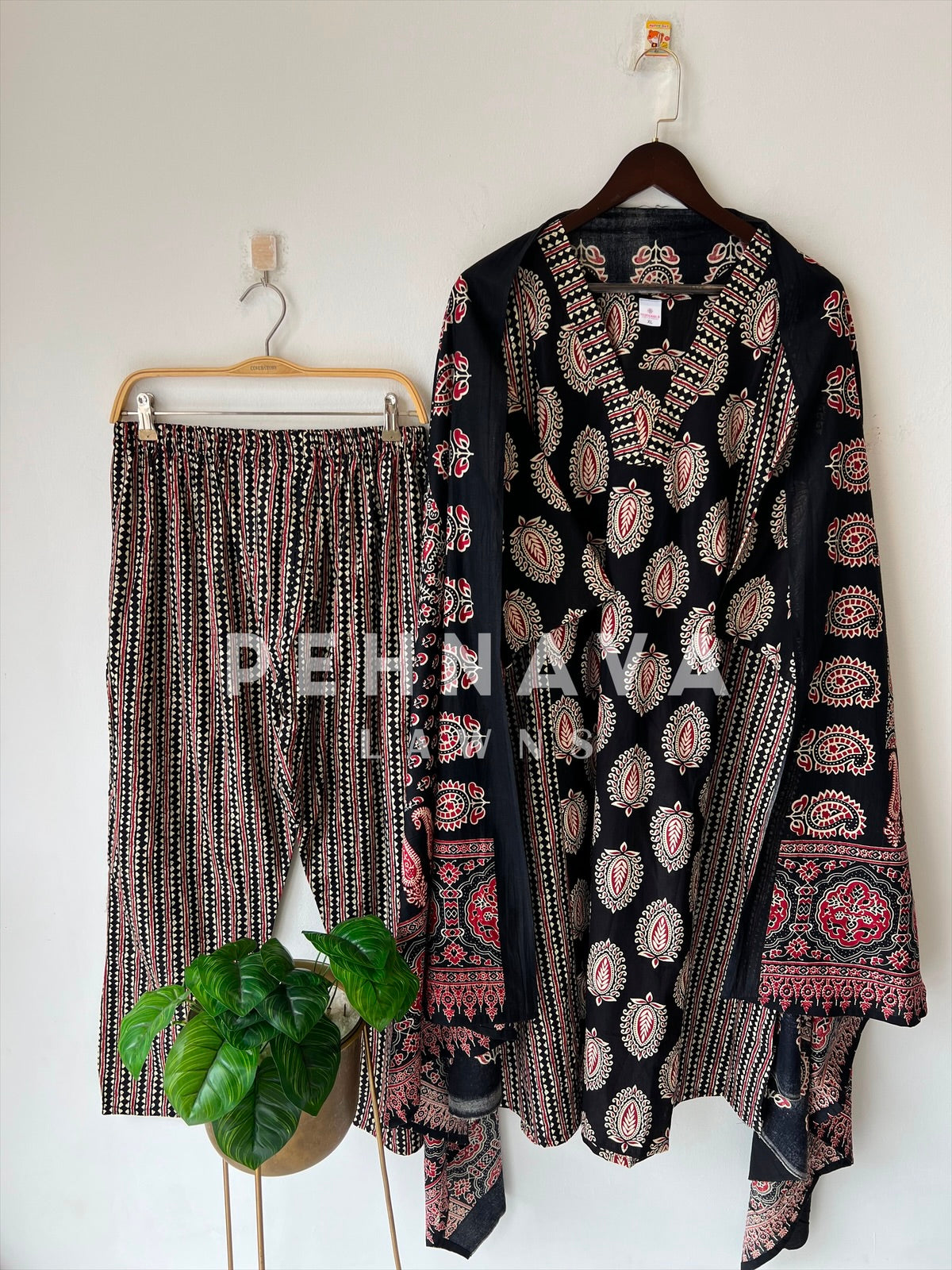 Cotton Printed Suit-1625