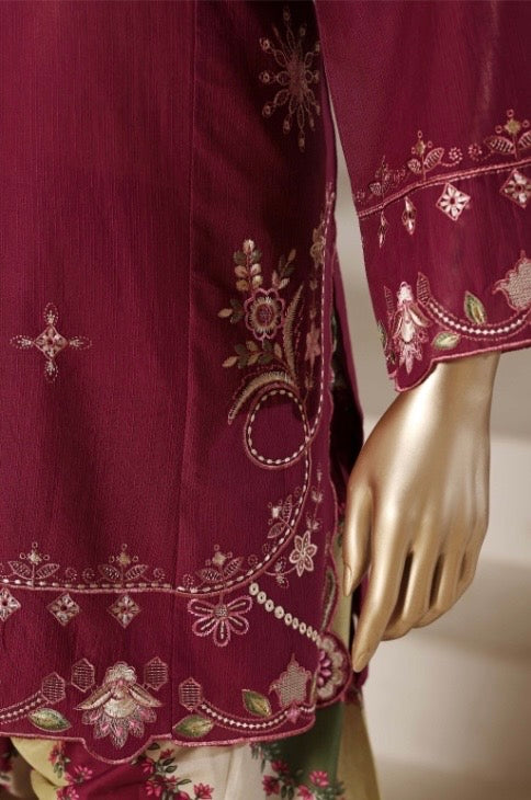 Sadabahar-Eclair Embroidered Suit