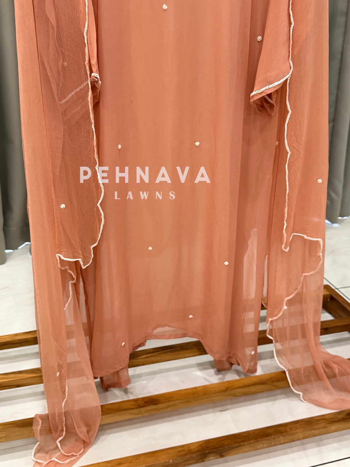 Premium Chiffon Handwork Semi-Stitched Suit