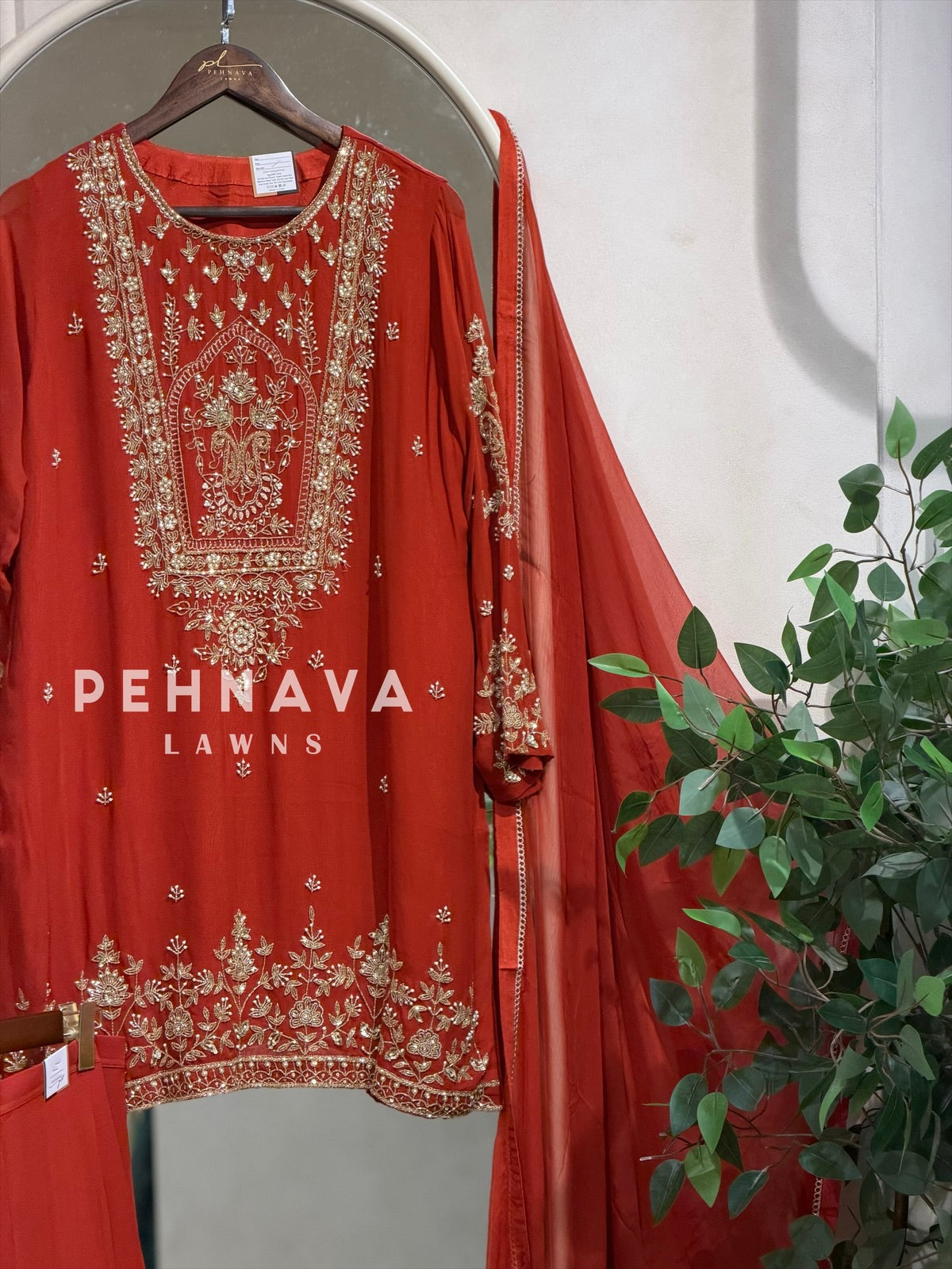 Premium  Handworked Sharara Suit
