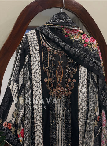 Muslin Unstitched Suit KT360