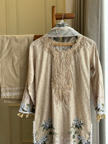 Floral Printed Pak-Suit-003