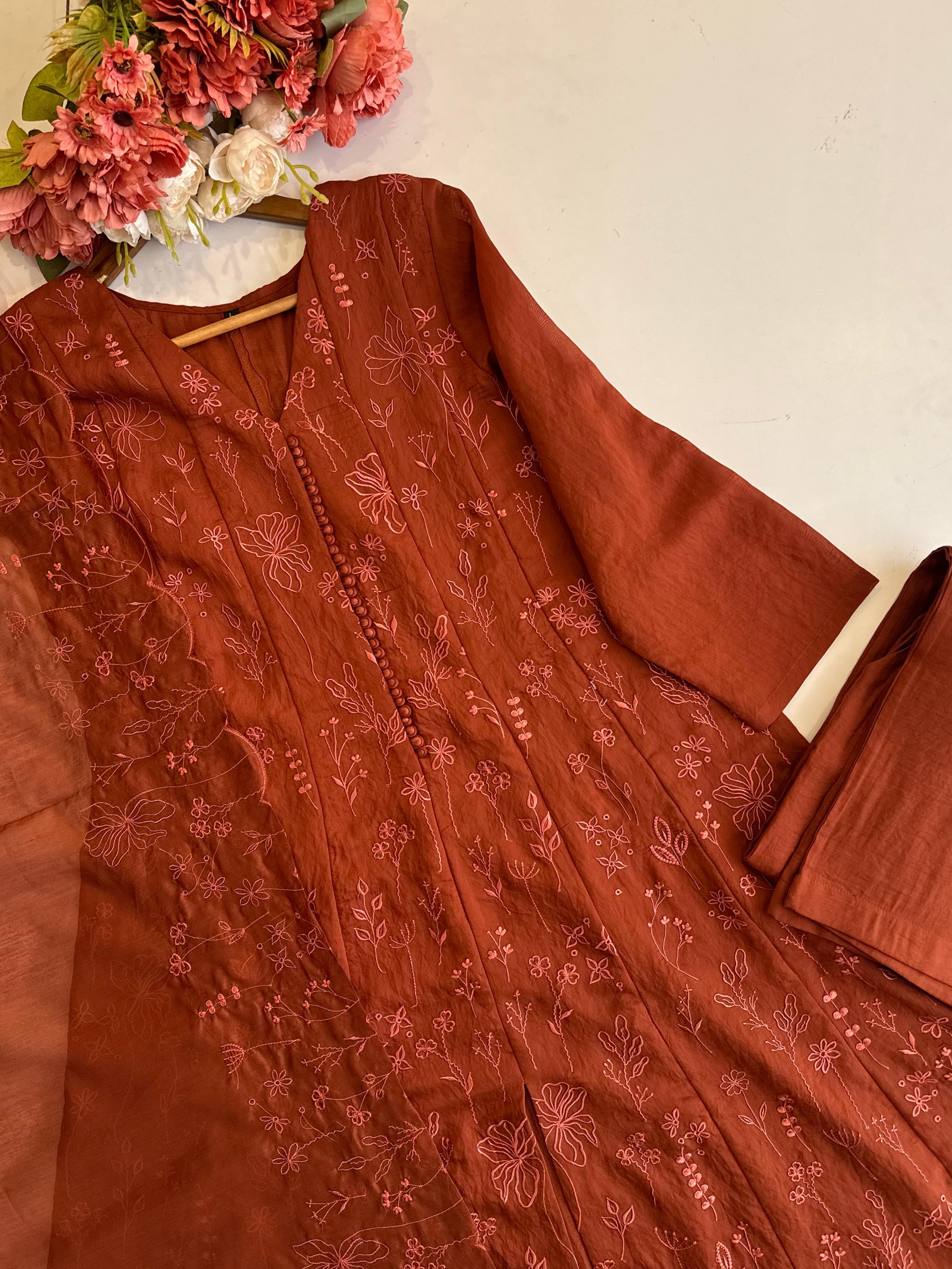 Premium Thread-work Anarkali Suit