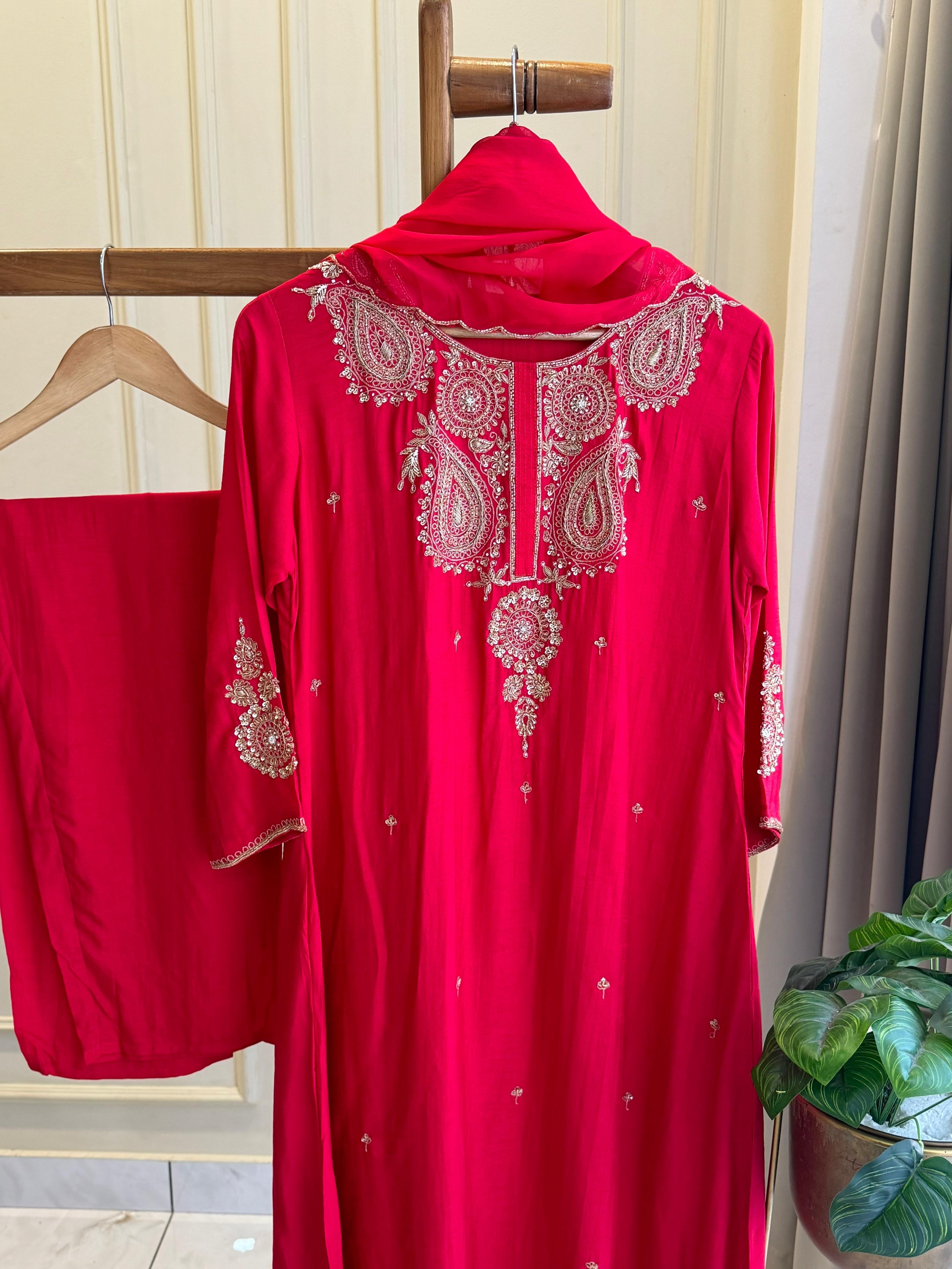 Premium Silk kurta With Handwork