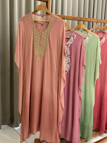 Premium Handworked Ombre kafthan -0191