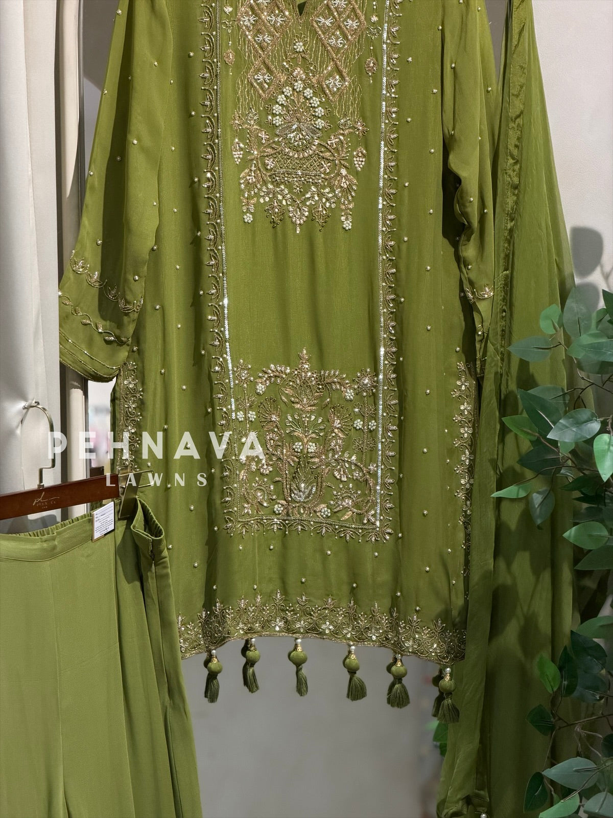 Premium  Handworked Sharara Suit