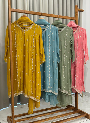 Handworked Premium Ready to wear suit-7690
