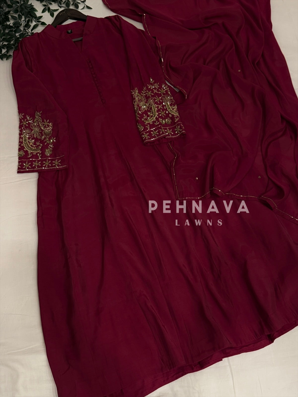 Chanderi Handworked Ensemble-H289