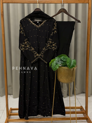 Hand-embellished 3-piece suit