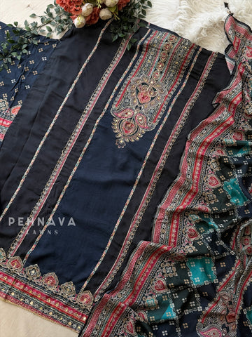 Muslin Unstitched Suit 363