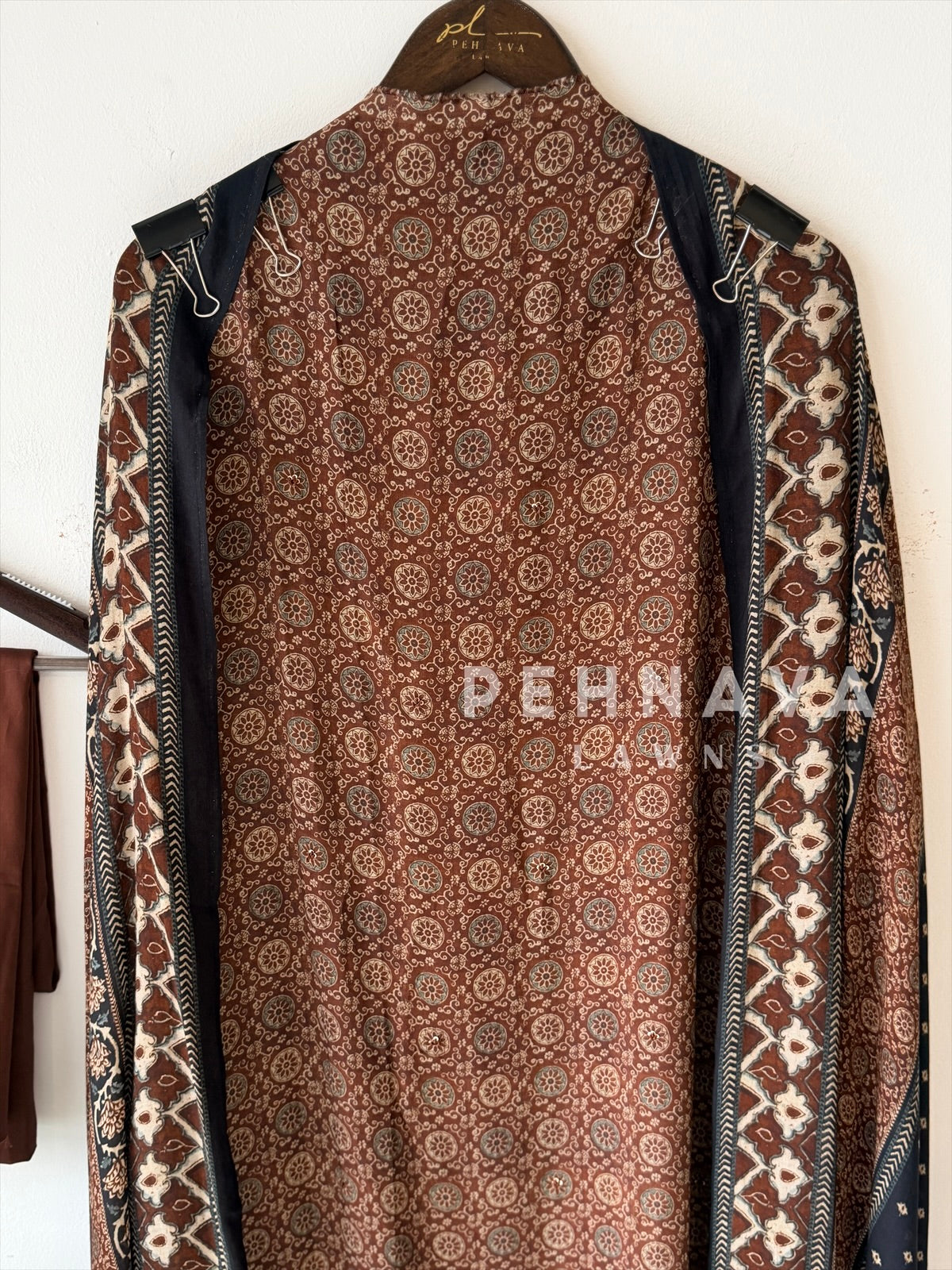 Ajrak Printed Unstitched Suit