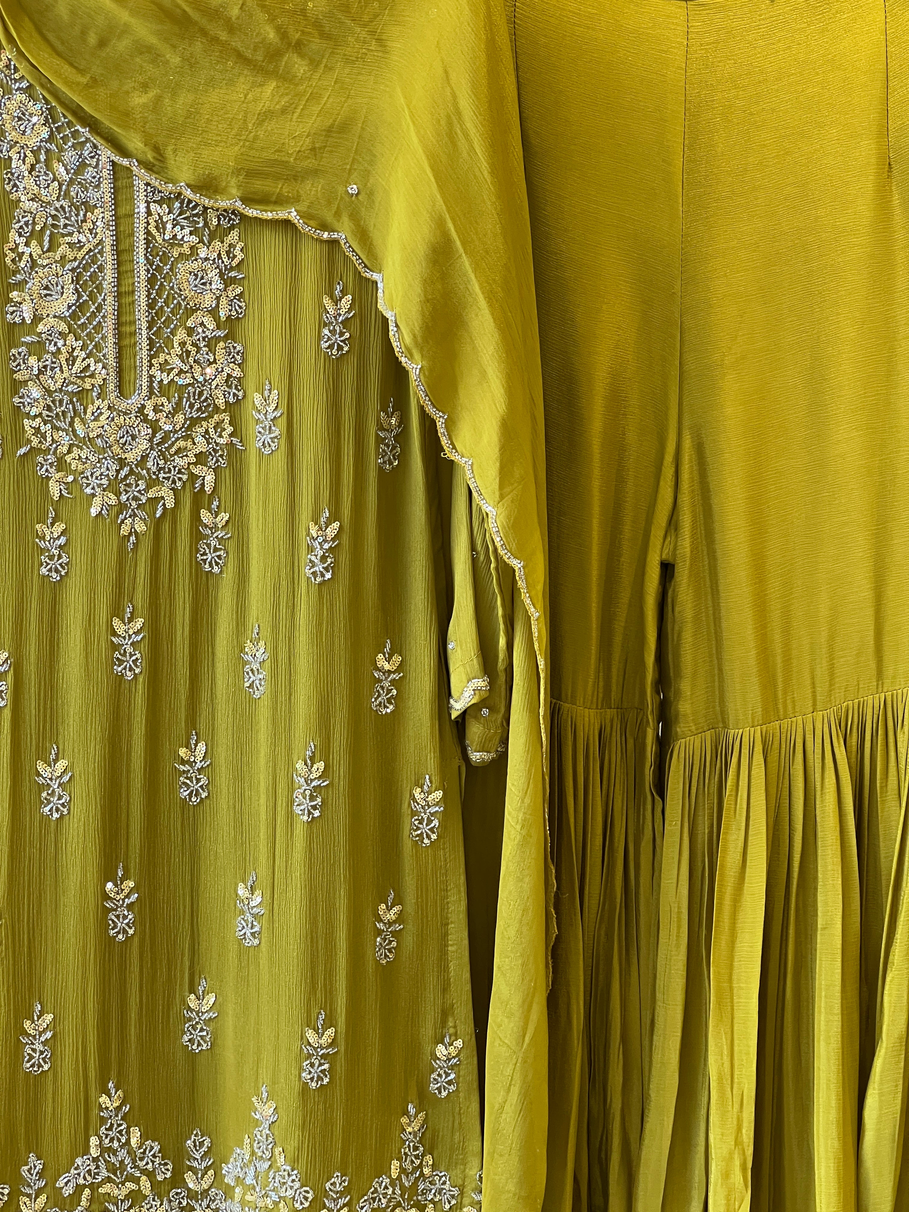 Premium hand worked sharara suit