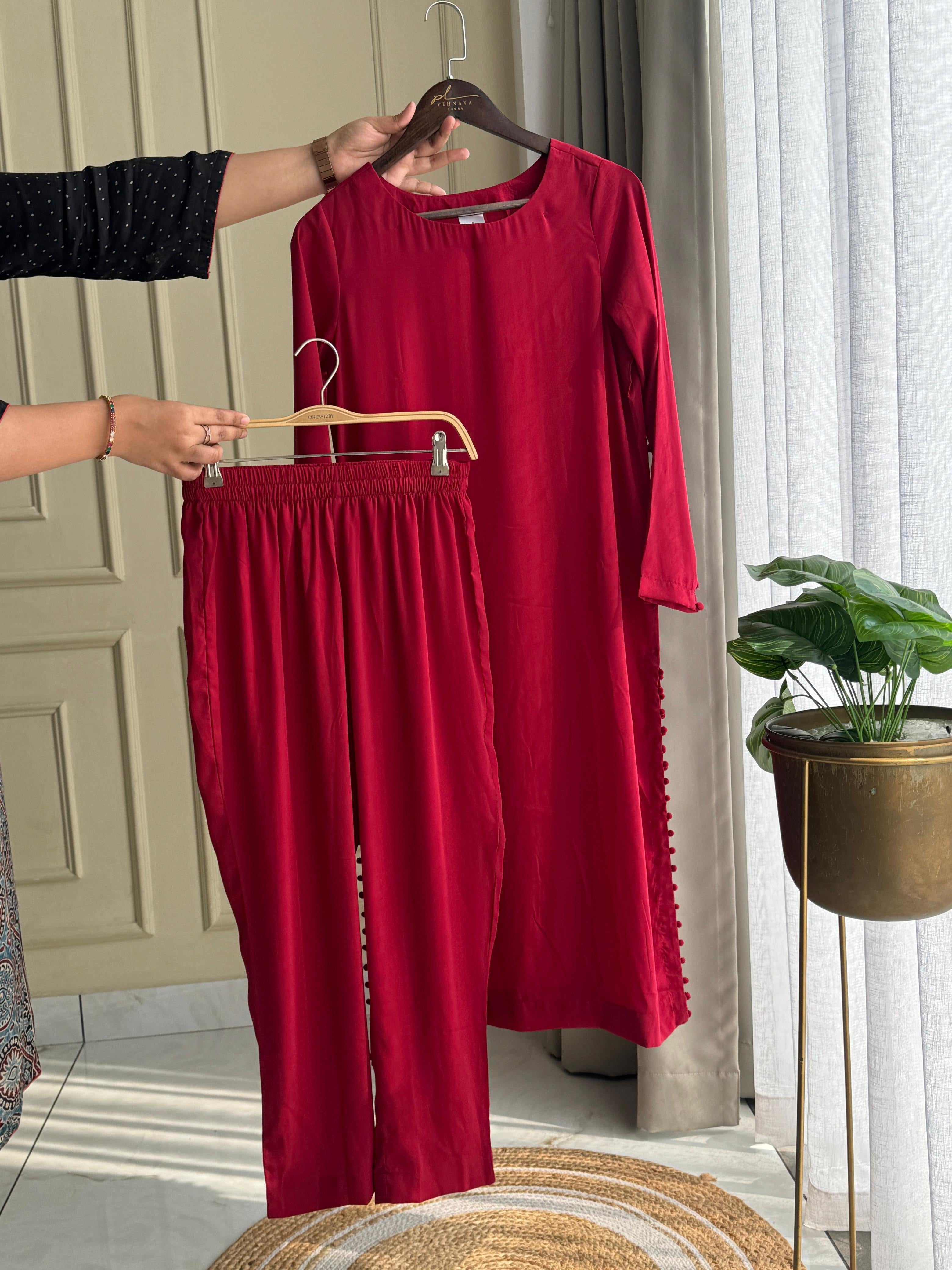 Straight Fit Crepe Dress 7096