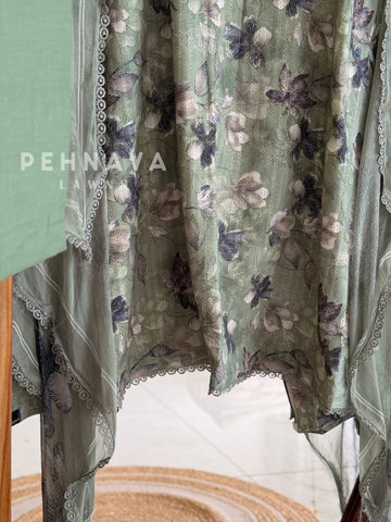Floral Printed Unstitched Suit -Payal 4312
