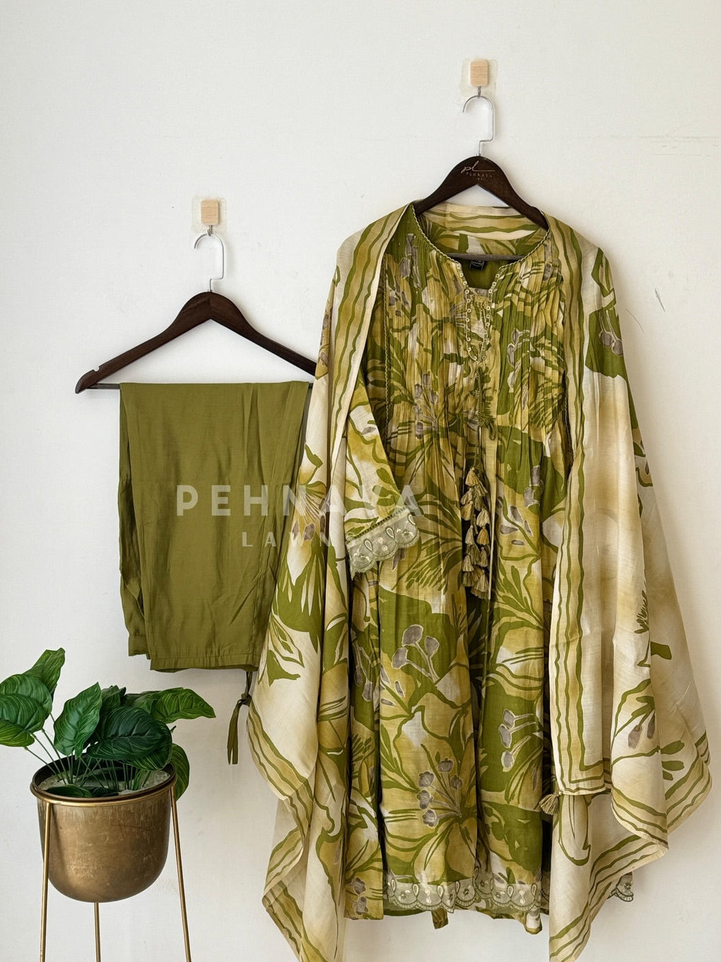 Floral Muslin Suit Set 3234 JJ11