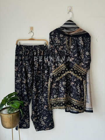 Floral Lawn Suit
